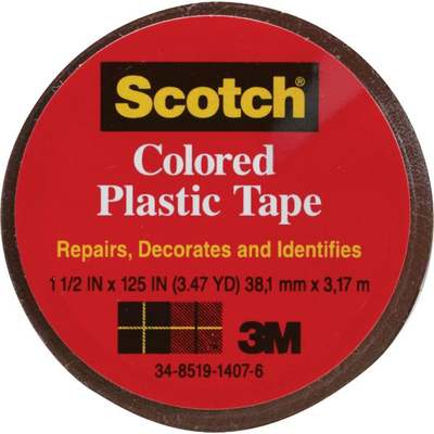 SCOTCH 1-1/2"BRN PL TAPE