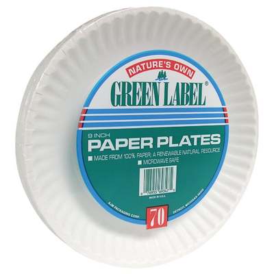 70 COUNT 9" PAPER PLATE