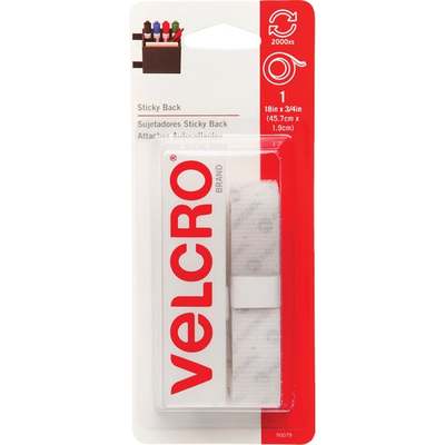 VELCRO STRIPS 18" CLEAR