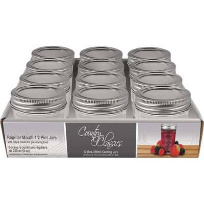 12PK 1/2 PT QUILTED JAR