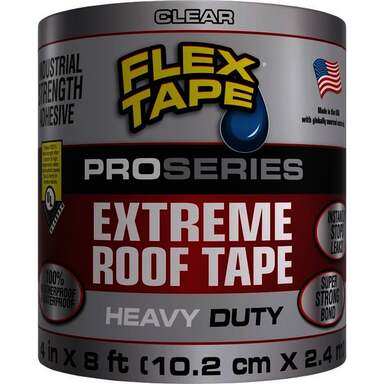 4"x8' CLR RF PTCH TAPE