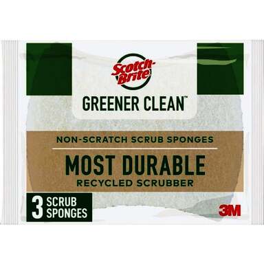 GREEN CLEAN SPONGE 3PK