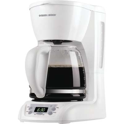 COFFEE MAKER 12C PROGRAM WHT D/C