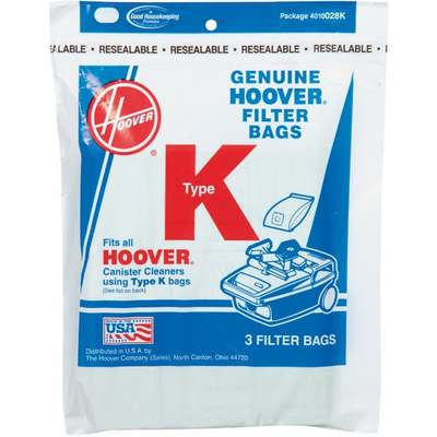 TYPE K VAC CLEANER BAG 4010028K