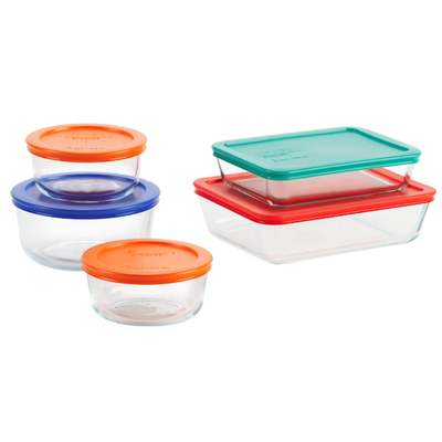 10PC PYREX STORAGE SET