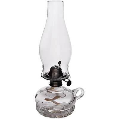 GLASS CHAMBER OIL LAMP