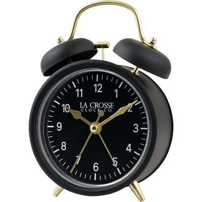 TWIN BELL ALARM CLOCK BK