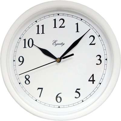 CLOCK WALL 10" WHITE