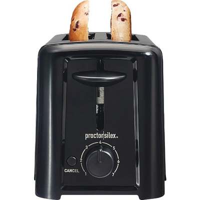 2-SLICE BLK TOASTER