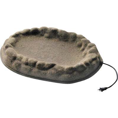 GROUND HEATED BIRDBATH