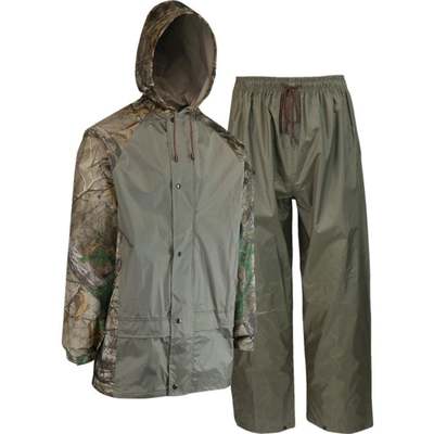 XL 2PC CAMO RAIN SUIT