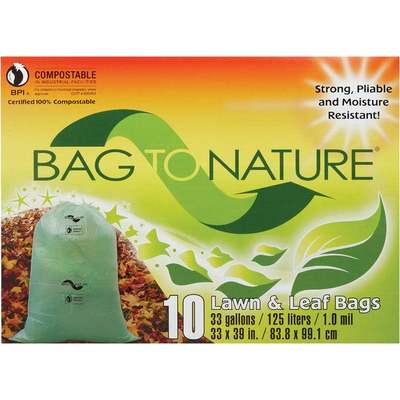 BAG TO NATURE LF/YD 10CT 33GAL