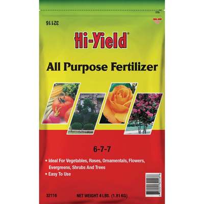 Hi-Yield 4 Lb. 6-7-7 Dry Plant Food All-Purpose Fertilizer