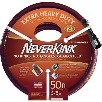 Teknor Apex Neverkink 5/8 In. Dia. x 50 Ft. L. Extra Heavy-Duty Garden Hose