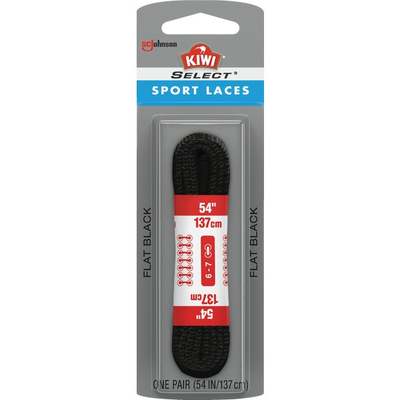54" BLK SPORT FLT LACE