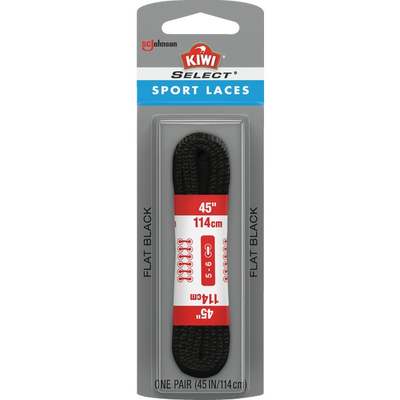 45" BLK SPORT FLT LACE