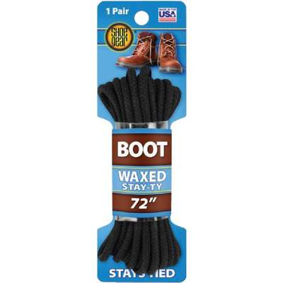 72" BLK BOOT LACE