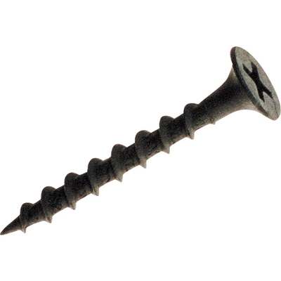 Grip-Rite #10 x 4 Coarse Thread Black Phosphate Drywall Screw (1000 Ct.)