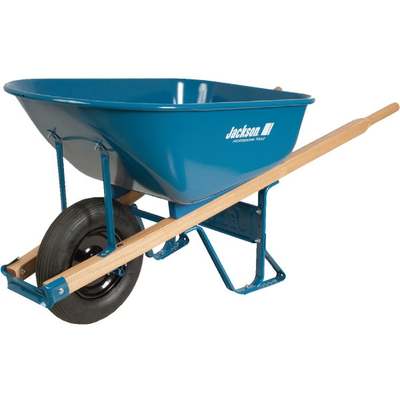 6 Cu Ft Stl Wheelbarrow