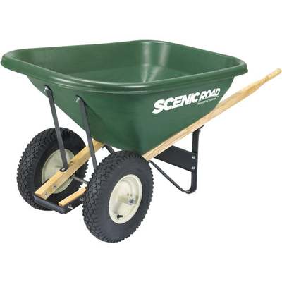 8 CUFT DUAL WHEELBARROW