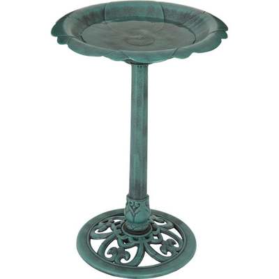 FLWR PDSTL BIRDBATH VRD