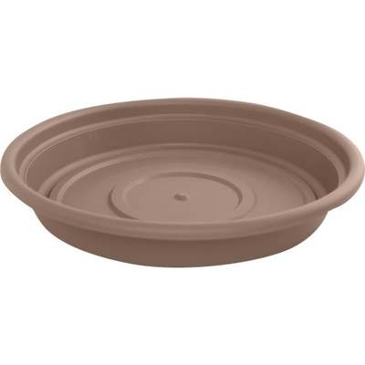 14"CHOCOLATE POLY SAUCER