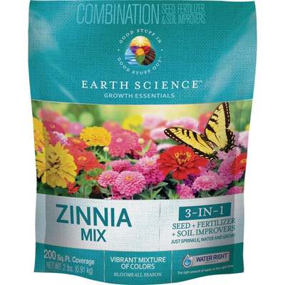 2 LB ZINNIA FLOWER MIX