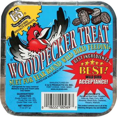 11OZ WOODPCKR TREAT SUET