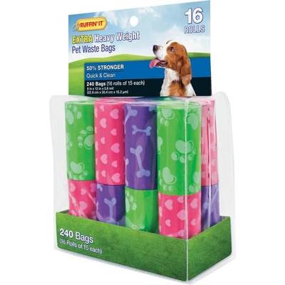 16 ROLLS WASTE BAGS
