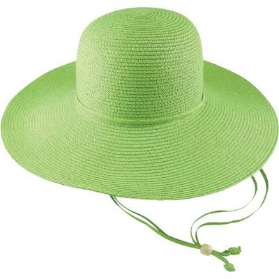 GREEN STRAW HAT