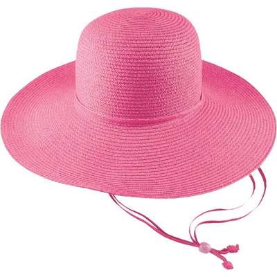 PINK STRAW HAT