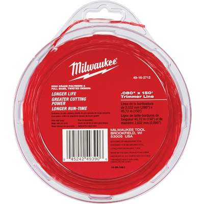 Milwaukee 0.080 In. x 150 Ft. Trimmer Line