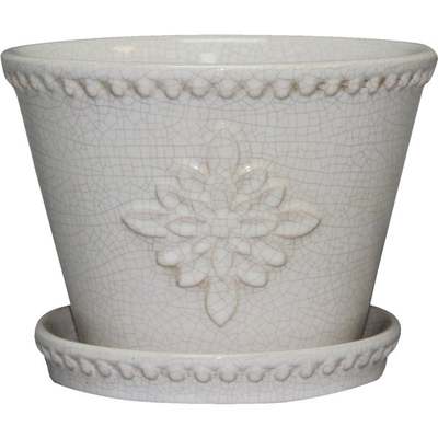 6" WHT VENICE PLANTER