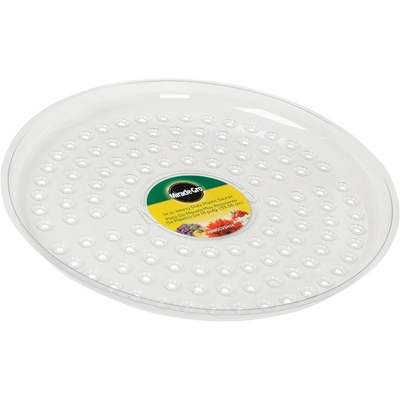 14" CLR PLSTC POT SAUCER