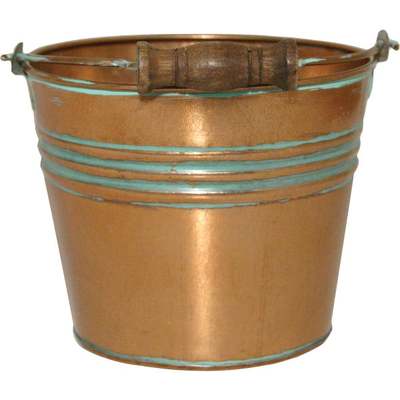 6" VINTAGE COPPR PLANTER