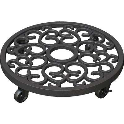 12" CAST IRON PLNT CADDY