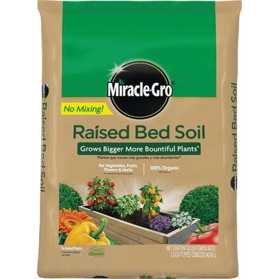 MIRACLE GROW RAISED BED 25LB