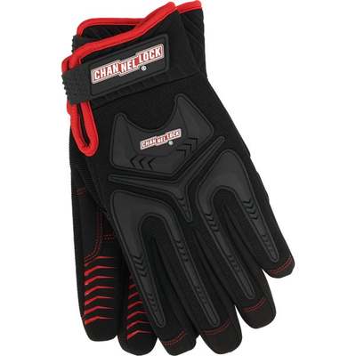 MED BLACK MECHANIC GLOVE