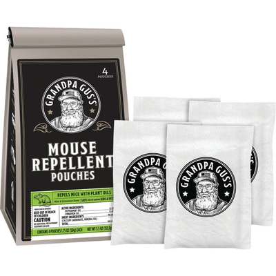 4pk Pouches Mouse Repel