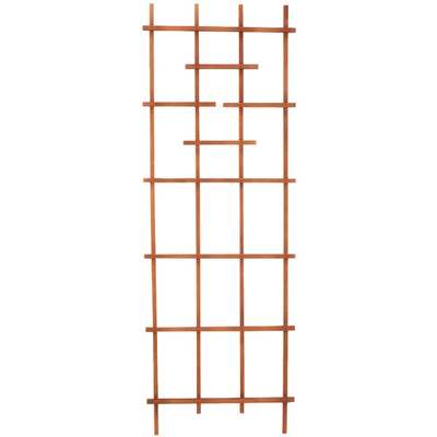 72" BROWN WOOD LADDER TRELLIS