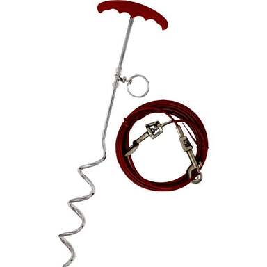 20' STKE CBLE DOG TIEOUT