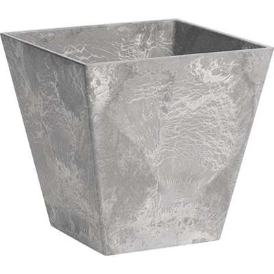 8" SQ GRY ELLA PLANTER