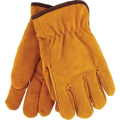Lrg Leather Lined Glove