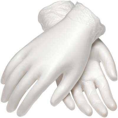 MD POWDERED VINYL GLOVES