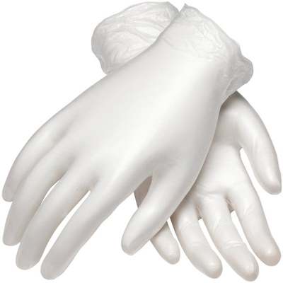 LG POWDERED VINYL GLOVES