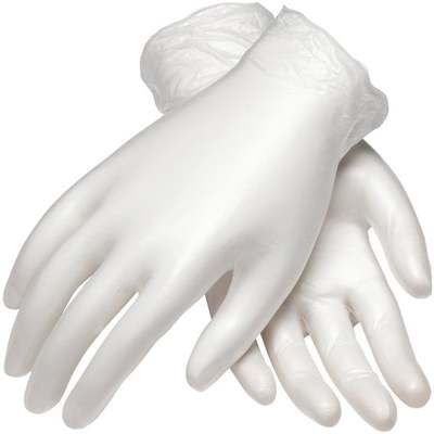 XL POWDERED VINYL GLOVES