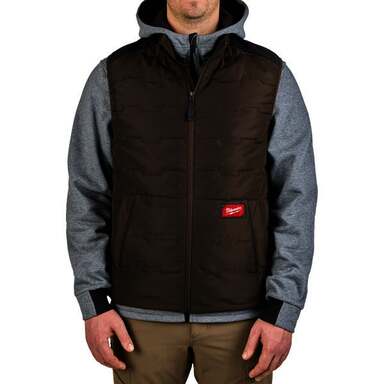 M BRN INSUL LW VEST