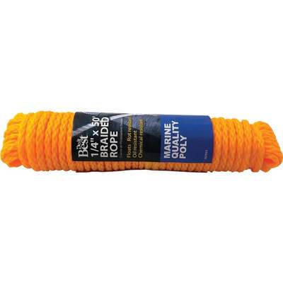 ROPE 1/4"X50'POLY