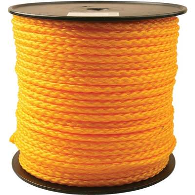 Do it Best 3/8 In. x 400 Ft. Yellow Braided Polypropylene Rope