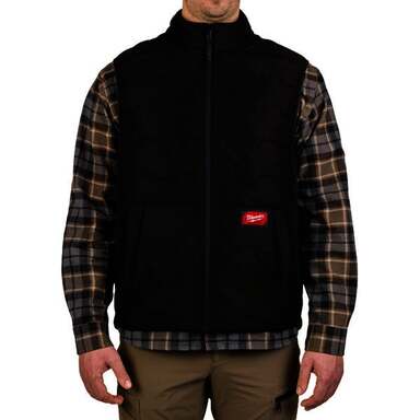 2X BLK INSUL LW VEST